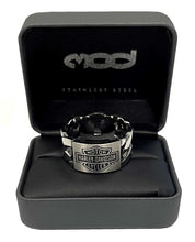 Load image into Gallery viewer, Men's Harley-Davidson® ID Chain B&amp;S Ring Stainless Steel    HSR0072 image 4