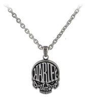 Men's Harley-Davidson® Calavera Skull Necklace Stainless Steel  HSN0072 image 1