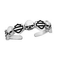 Harley-Davidson® Willie G Skulls with B&S Logos Toe Ring  HDT0013 image 1