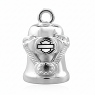 Harley Davidson® Sculpted V Twin Engine Bar & Shield Logo Ride Bell  HRB040 image 1