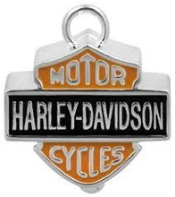 Load image into Gallery viewer, Harley-Davidson® 3-D Big Bar &amp; Shield Logo Ride Bell-Orange &amp; BlackHBR023 image 2