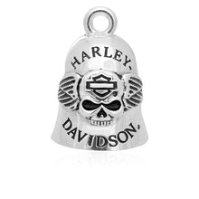 Load image into Gallery viewer, Harley Davidson® Winged Skull B&amp;S Outline Ride Bell  HRB045 image 1