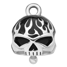Load image into Gallery viewer, Harley Davidson® Black Flame W.G. Skull B&amp;S Logo 3-D Ride Bell  HRB039 image 1