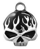 Load image into Gallery viewer, Harley Davidson® Black Flame W.G. Skull B&amp;S Logo 3-D Ride Bell  HRB039 image 3