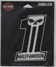 Load image into Gallery viewer, Harley-Davidson®<br>Willie G Famous #1 Skull Patch<BR>Harley® Patch 2 Sizes P103