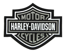 Load image into Gallery viewer, Harley-Davidson®<br>Grey Bar &amp; Shield Logo Patch<br>Harley® Patch 3 Sizes