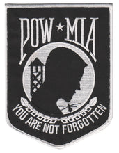 Load image into Gallery viewer, POW MIA "YOU ARE NOT FORGOTTEN" Military Patch P12