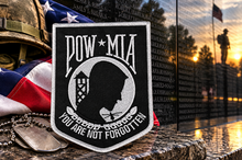 Load image into Gallery viewer, POW MIA "YOU ARE NOT FORGOTTEN" Military Patch P12