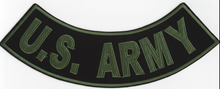 Load image into Gallery viewer, "U.S. ARMY" Patch<BR>Bottom Rocker Military Patch in 3 Colors<br>FREE SHIPPING P142-B