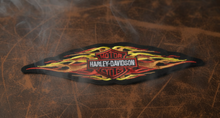 Load image into Gallery viewer, Harley-Davidson®<br>Bar &amp; Shield Logo in Tribal Flames Patch P15