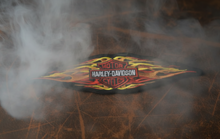 Load image into Gallery viewer, Harley-Davidson®<br>Bar &amp; Shield Logo in Tribal Flames Patch P15