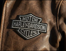 Load image into Gallery viewer, Harley-Davidson® Gray Bar &amp; Shield Harley Patch Available in 4 Sizes <br> P18