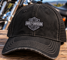 Load image into Gallery viewer, Harley-Davidson® Gray Bar &amp; Shield Harley Patch Available in 4 Sizes P18