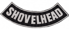 Load image into Gallery viewer, "SHOVELHEAD" Patch<BR>Bottom Rocker Patch<br>2 Colors FREE SHIPPING P196