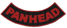 Load image into Gallery viewer, "PANHEAD" Patch<BR>Bottom Rocker Patch<br> 2 Color FREE SHIPPING P197