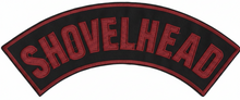 Load image into Gallery viewer, "SHOVELHEAD" Patch <BR> Top Rocker Patch <br> 3 Color Choices FREE SHIPPING P200
