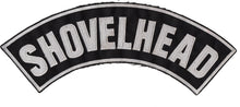 Load image into Gallery viewer, "SHOVELHEAD" Patch <BR> Top Rocker Patch <br> 3 Color Choices FREE SHIPPING P200