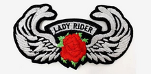 Load image into Gallery viewer, Lady Rider Wings Patch Lady Biker Patch P30