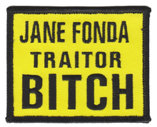 Load image into Gallery viewer, "Jane Fonda Traitor BITCH" Biker Patch P6