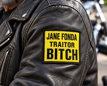 Load image into Gallery viewer, "Jane Fonda Traitor BITCH" Biker Patch P6