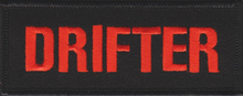 Load image into Gallery viewer, "DRIFTER" Patch <BR>Biker Patch P71
