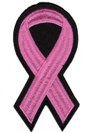 Breast Cancer Awareness Pink Ribbon Patch P98