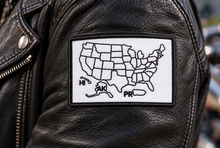 Load image into Gallery viewer, USA Map Patch Motorcycle Biker Patch P9