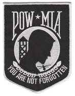 POW MIA   YOU ARE NOT FORGOTTEN Military Patch Available in 2 Sizes  image 1