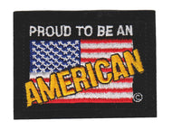 Proud To Be An American   Biker Patch  image 1