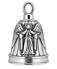 Load image into Gallery viewer, Guardian Angel Motorcycle Ride Bell® Stainless Steel Bell RB10