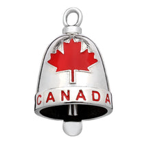 Load image into Gallery viewer, Large Canada Motorcycle Ride Bell® Stainless Steel Gremlin Bell