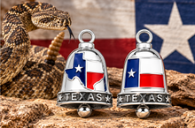 Load image into Gallery viewer, Large "TEXAS" Ride Bell® Motorcycle Bell Stainless Steel RB12L