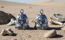 Load image into Gallery viewer, Bat Skull Ride Bell® "Freedom or Death" Stainless Steel RB15