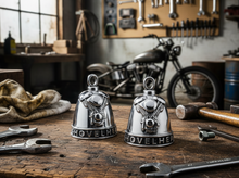 Load image into Gallery viewer, "SHOVELHEAD" Ride Bell® Motorcycle Engine Stainless Steel RB17