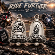 Speed Racer Ride Bell® Crotch Rocket Ride Bell Stainless Steel RB18