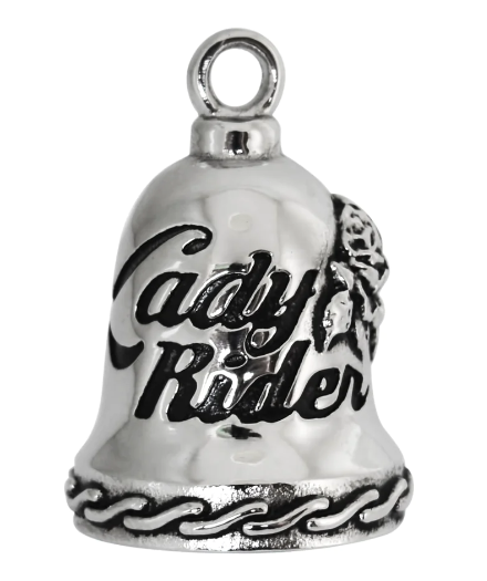 Motorcycle Biker Ride Bell® Lady Rider Stainless Steel