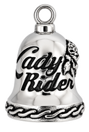 Lady Rider Motorcycle Ride Bell® Biker Stainless Steel RB1