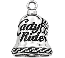 Load image into Gallery viewer, Lady Rider Motorcycle Ride Bell® Biker Stainless Steel RB1