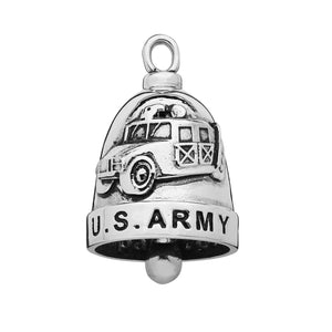 ARMY Stainless Steel Motorcycle Ride Bell ® Military ARMY