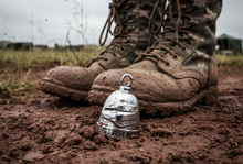 Load image into Gallery viewer, U.S. ARMY Ride Bell® Military Two-Sided Stainless Steel RB20