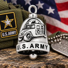 Load image into Gallery viewer, U.S. ARMY Ride Bell® Military Two-Sided Stainless Steel RB20