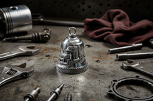 Load image into Gallery viewer, "Trucker" Ride Bell® Long Hauler Ride Bell Stainless Steel RB21