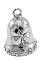 Load image into Gallery viewer, 4 Leaf Clover Ride Bell Irish Motorcycle Bell Stainless Steel RB24