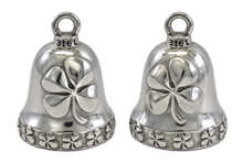 Load image into Gallery viewer, 4 Leaf Clover Ride Bell Irish Motorcycle Bell Stainless Steel RB24