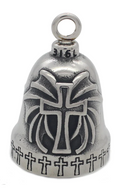 Winged Cross Motorcycle Ride Bell® Religious Stainless Steel RB28