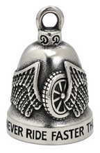 Load image into Gallery viewer, Winged Wheel Ride Bell® Motorcycle Bell Stainless Steel RB29