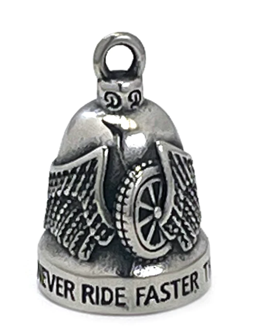 Stainless Steel Motorcycle Wheel Winged Ride Bell ®