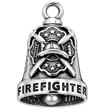 Load image into Gallery viewer, Firefighter Motorcycle Ride Bell® Biker Stainless Steel RB2