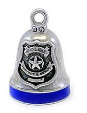 Load image into Gallery viewer, Stainless Steel Motorcycle Ride Bell, Gremlin Bell, Spirit Bell Police Special
