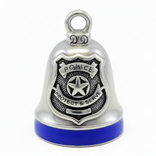 Load image into Gallery viewer, Police Special Ride Bell® Motorcycle Spirit Bell Stainless Steel RB30